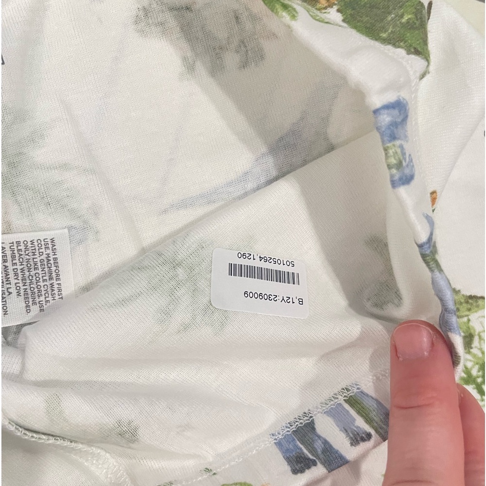 NWT Burt's Bees Kids Dinosaur Pajama Set - Picture 7 of 9